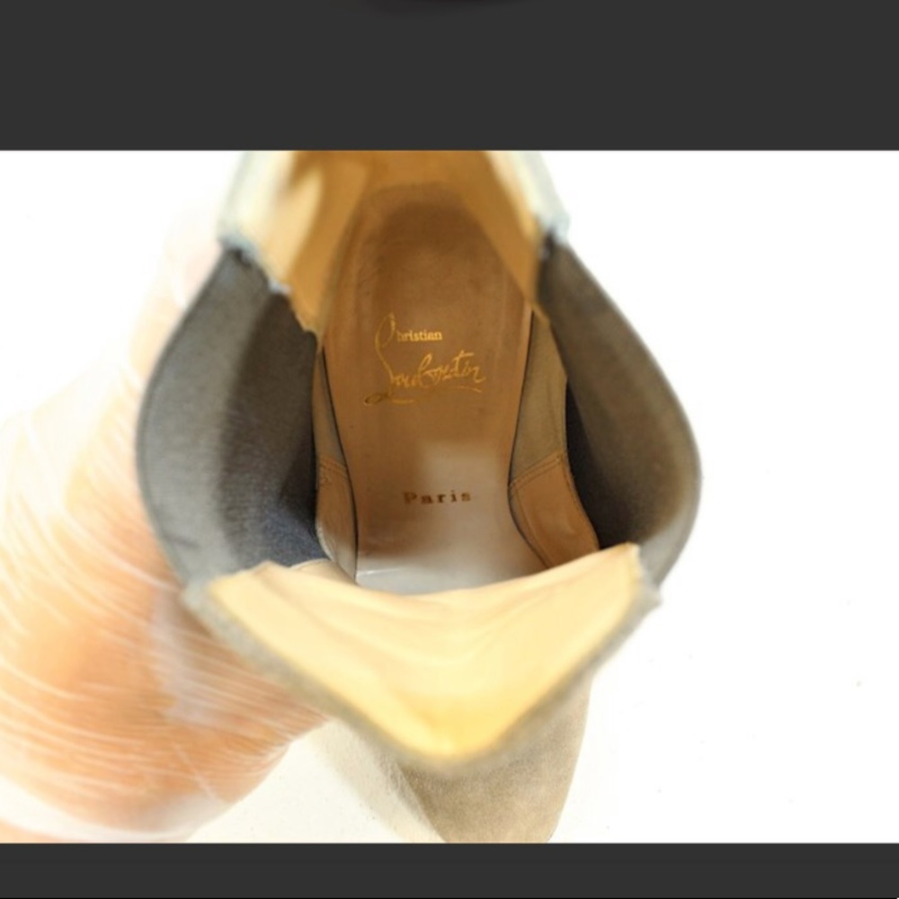 Christian Louboutin Suede Ankle Boots - Picture 4 of 5